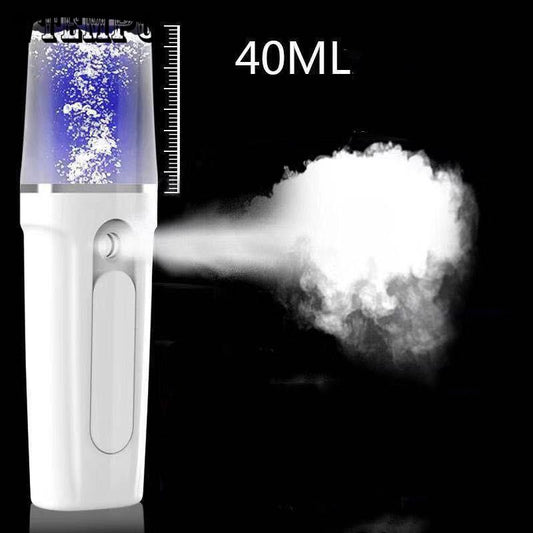 Beauty Steaming Face Portable Nano Spray Hand-held Water Meter Moisturizing Handheld