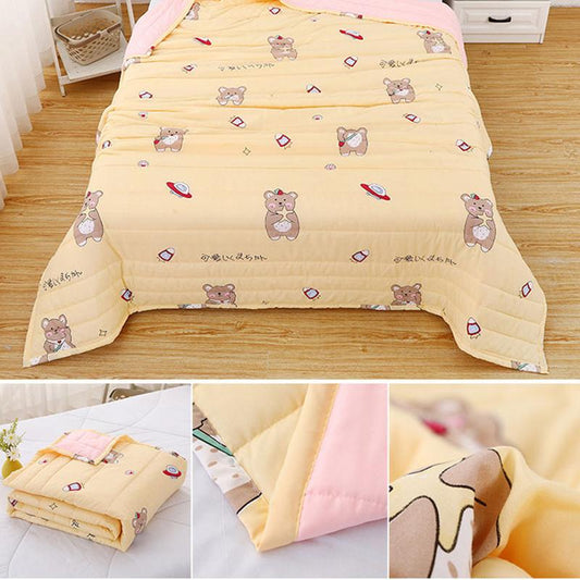 Skin Friendly Washed Cotton Quilt Student Single Summer Dormitory Quilt Summer Cool Quilt Double Air-conditioning Quilt