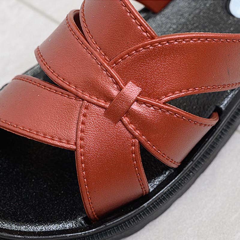 Women's Summer Soft Bottom Wear-resistant Breathable Slippers Waterproof Non-slip Mother Slippers