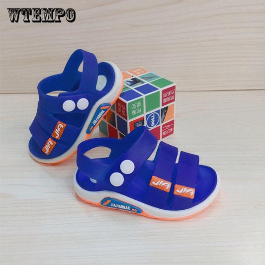 Children's Sandals Baby Toddler Boys Girls Waterproof Non-slip Soft Bottom Jelly Beach Shoes