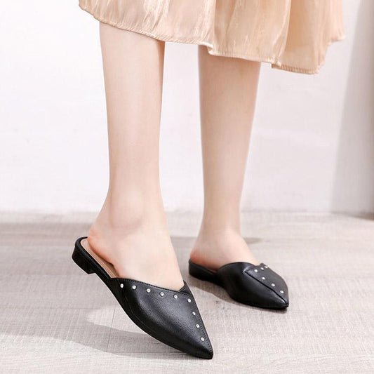 Women's Summer Outer Wear Non-slip Wear-resistant Sandals Solid Color Slippers