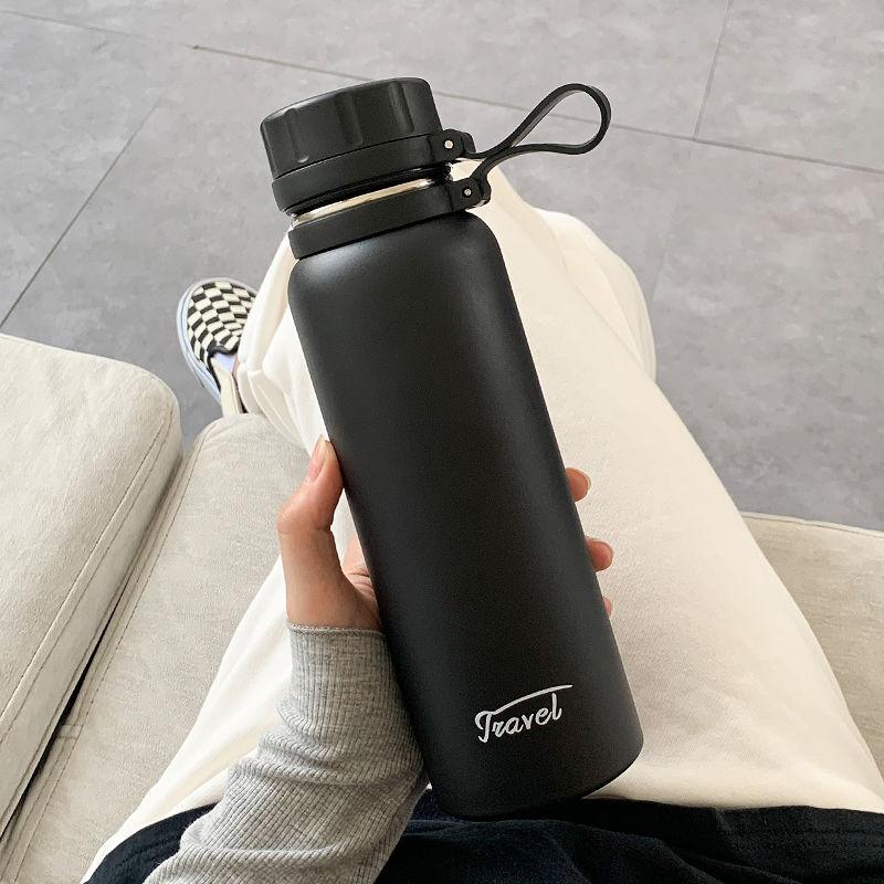 Insulation Water Cup Large Capacity Couple Large Size Male and Female Stainless Steel Portable Tea Cup