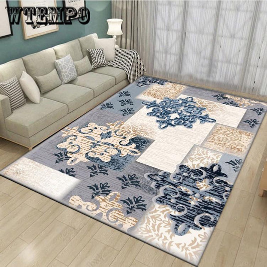 Europe Style Geometric Living Room Area Rugs Home Decorative Floor Carpets for Bed Room