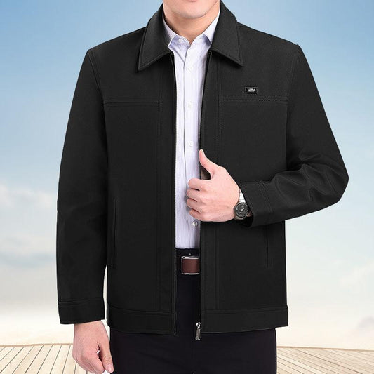 Middle-aged and Elderly Jacket Autumn and Winter Men's Middle-aged Jacket Dad Men's Clothing
