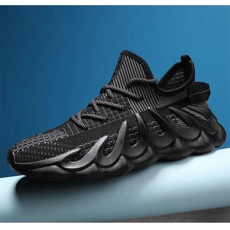 Men's Coconut Shoes Spring Sports Shoes Boys Breathable Mesh Shoes Lightweight Casual Shoes Comfortable Fitness Shoes Flying Knit Shoes
