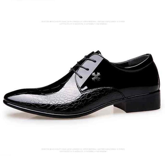 Men's Business Dress Shoes Casual British Pointed Shoes Soft Soles Korean Youth Trend Shoes