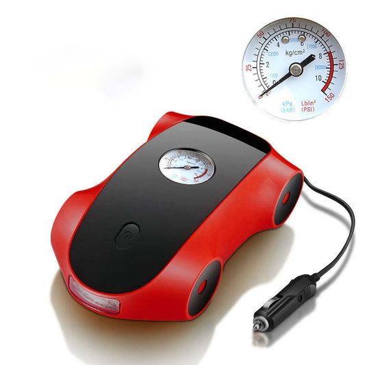Car Air Pump 12v Small Portable Pump Electric Type High Pressure High Power Automobile Tire Air Pump Digital Display Type Mechanical Dribbling Light