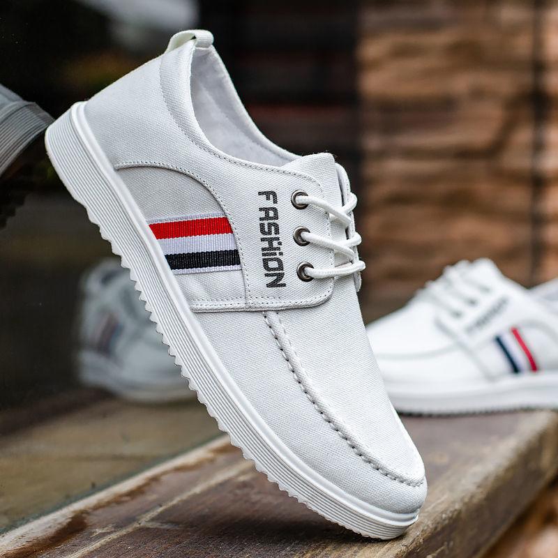 Spring and Summer Canvas Shoes Low-cut Non-slip Casual Shoes Men's Flat Driving Shoes