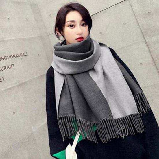 Wool Winter Scarf Women Scarves Solid Luxury Autumn Fashion Scarf Shawl for Ladies Wrap