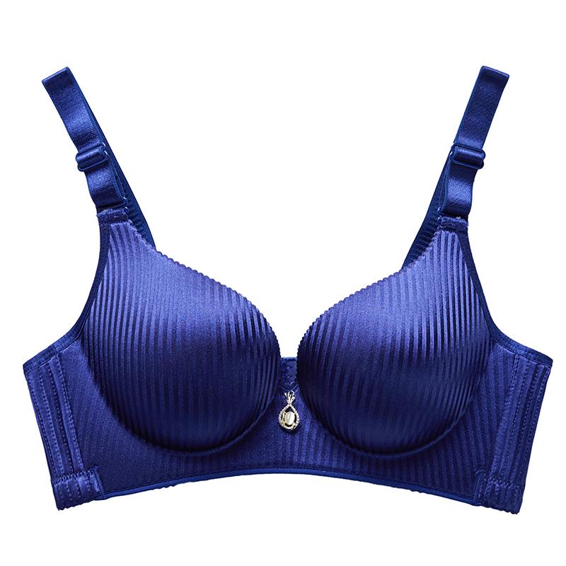 Sexy Adjustable Women Bra Seamless Thin Smooth Gather Seamless Underwear Push Up Bra