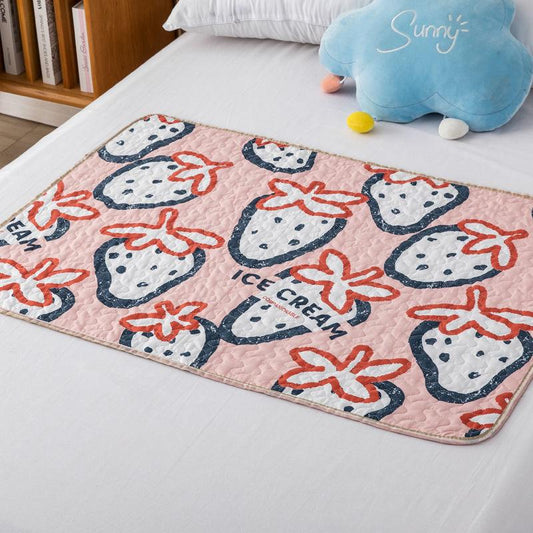 Double-sided Water Washing Baby Bed Crawling Mat Student Dormitory Anti-side Missed Aunt Bed Mats Moon Pad Breathable