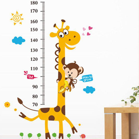 Giraffe room living room background wall sticker removable