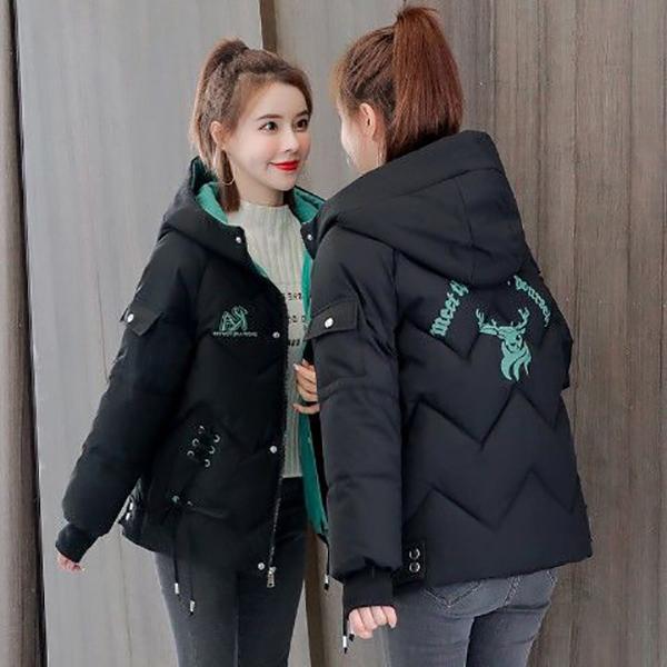 Winter Short Ladies Down Padded Jacket Fashion Loose Padded Jacket Thickened Ladies Padded Jacket