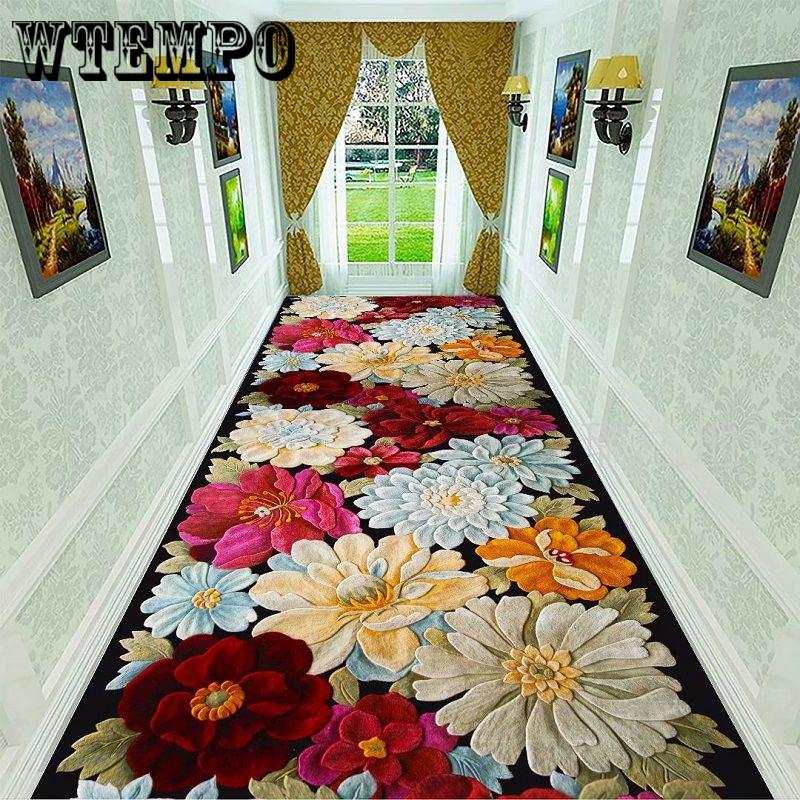 3D Printing Rug Carpet Hallway Floor Mat Anti-slip Doormat Bedroom Living Room Balcony