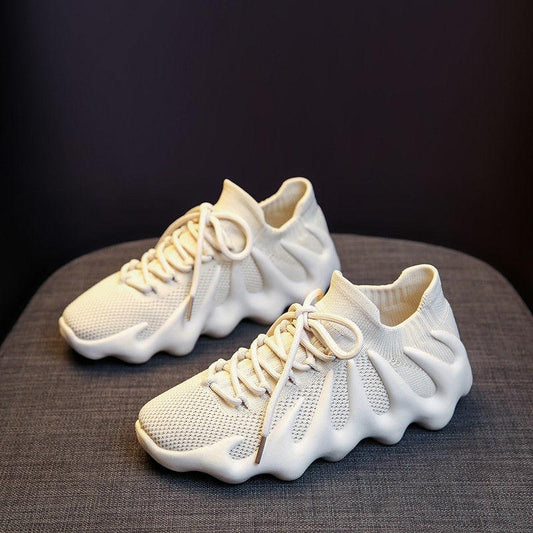 Ladies Casual Sneakers Summer All-match Thick Bottom Breathable Running Shoes