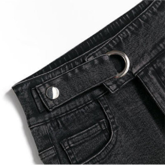 Autumn High Waist Tight Pencil Pants Stretch Joker Pants with Thin Feet Jeans Women