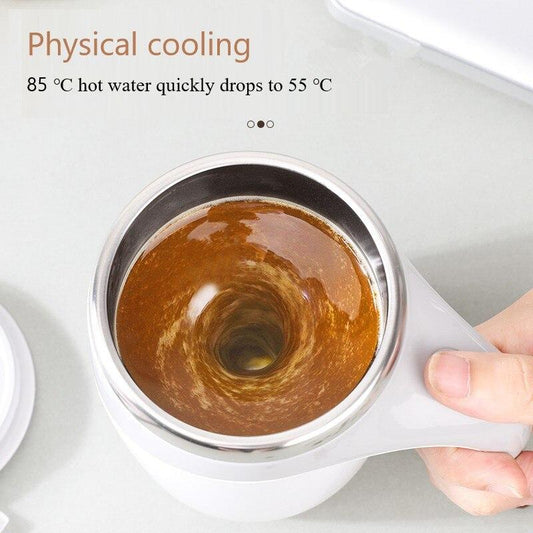 Self Stirring Cup Milk Coffee Mixing Cup Thermal Mug Smart Juice Blender Lazy Automatic Rotating Stainless Steel Water Bottle