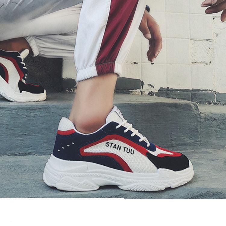 Running Shoes for Men Comfortable Sneaker Lace-up Outdoor Mesh Fitness Jogging Sport shoes for Men