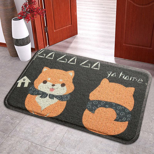 Thick Wire Rod Floor Door Pad Entry Household Foot Pad Door Door Home Door To Bathroom Can Cut 60*90cm