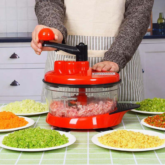 Household Manual Vegetable Grinder, Meat Grinder, Mixer, Multi-function Vegetable Cutter, Kitchen Supplies