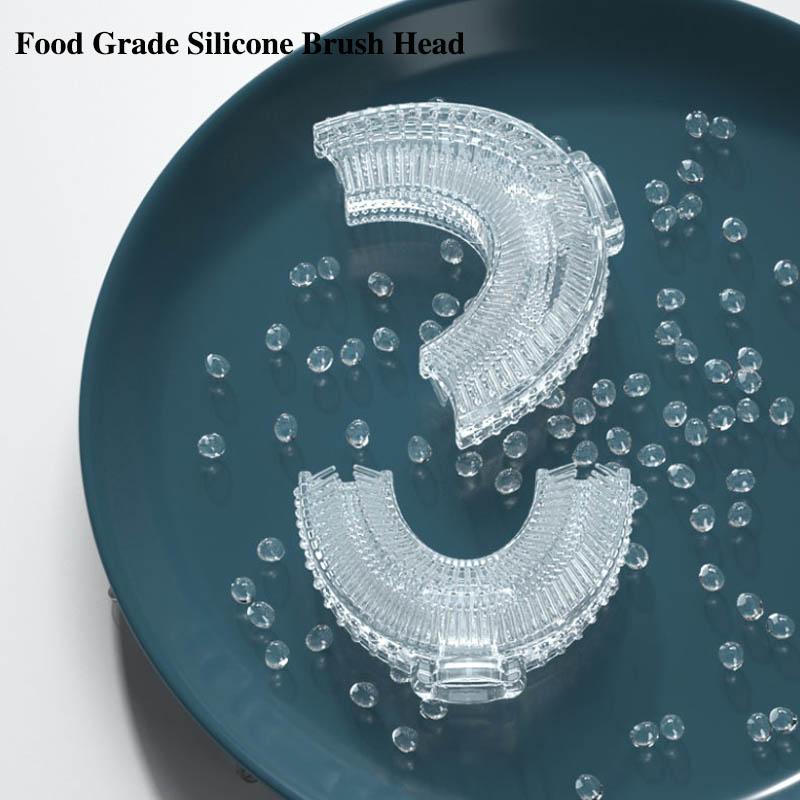 Children's Toothbrush U-shaped Electric Rechargeable Automatic Super God Wave Baby 1-7-15 Years Old Cartoon Pattern Brushing Artifact