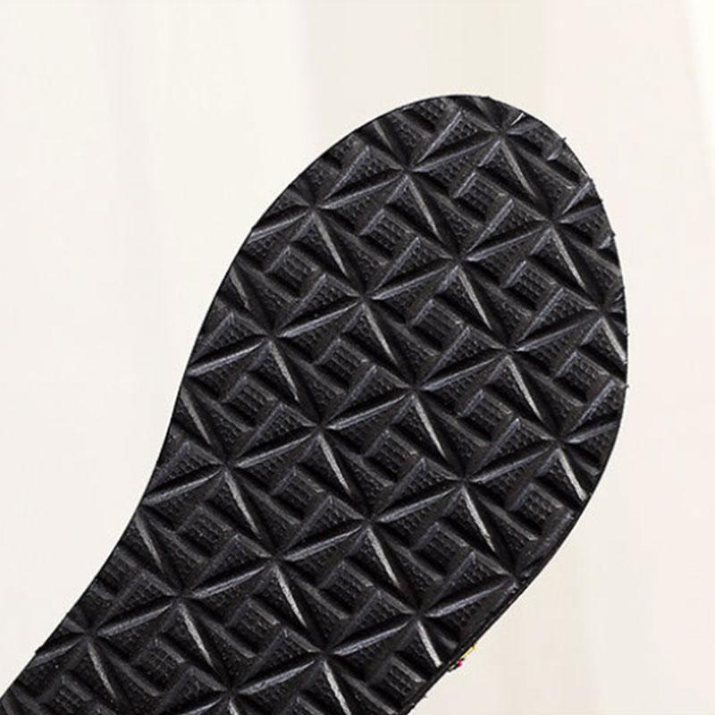 Summer One Word Slippers Girls Wear Fashion Wedge Heel Beach Shoes Non-slip Sandals