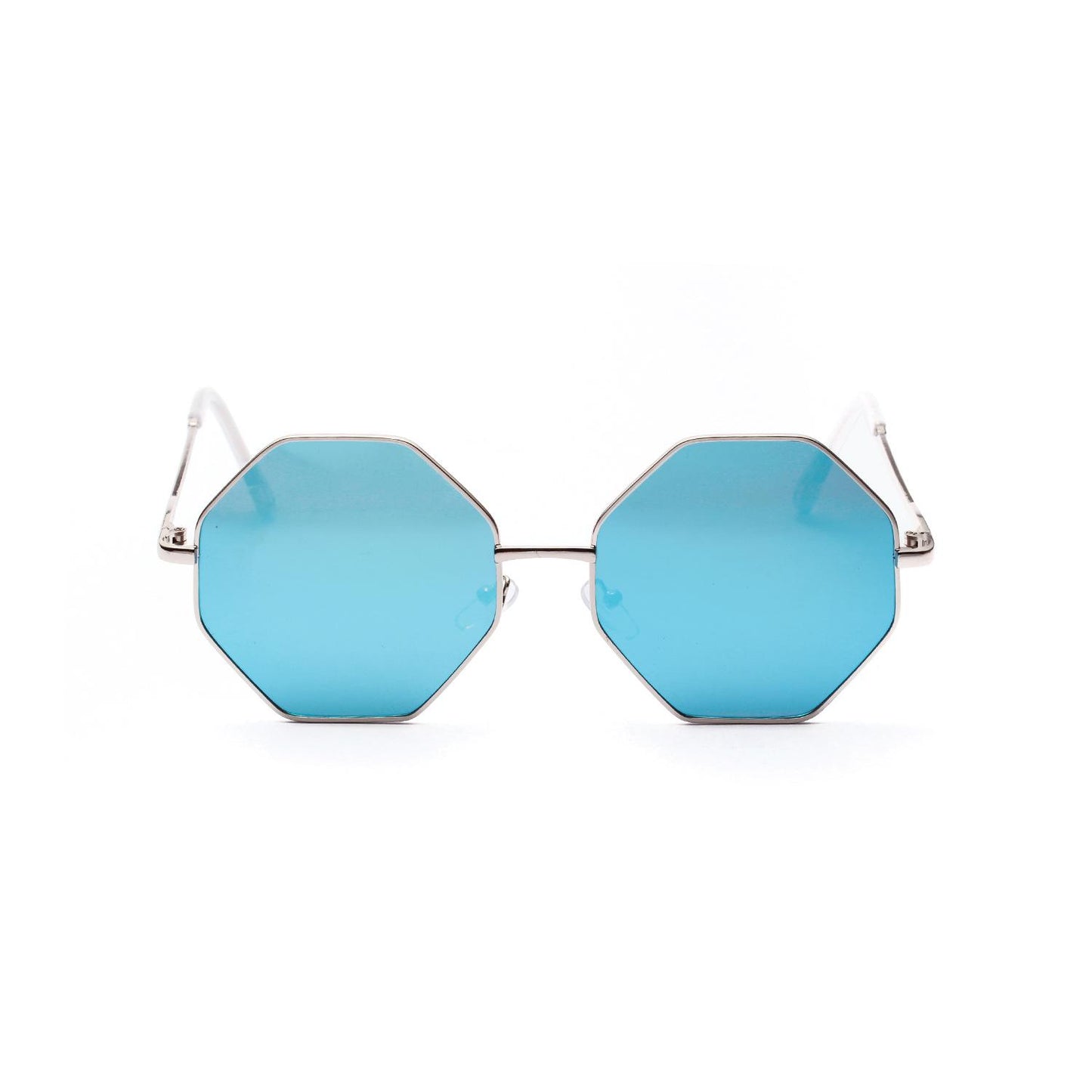 WTEMPO Square Sunglasses Women Rhombus Polygonal Colored Transparent Lens Sunglasses Popular Glasses