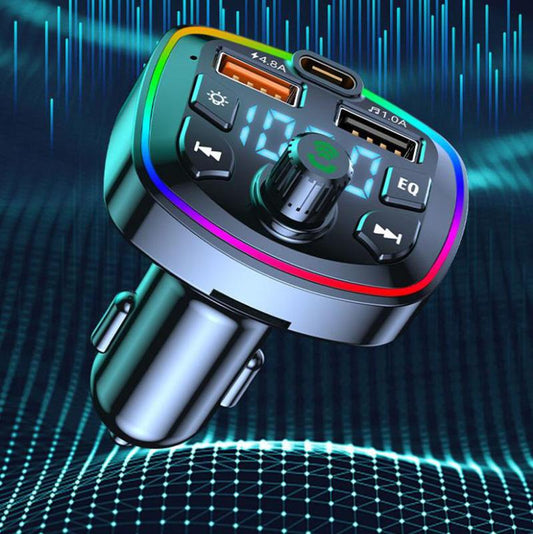 High Quality Bass Car MP3 Player Dual USB Port Fast Charger Car Bluetooth Receiver Smart Audio Car Accessories