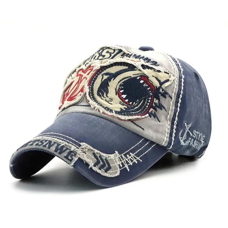 Men's Outdoor Hat Baseball Cap Men's Cap Cotton Peaked Cap Trend Versatile Sun Cap Sunscreen Cap