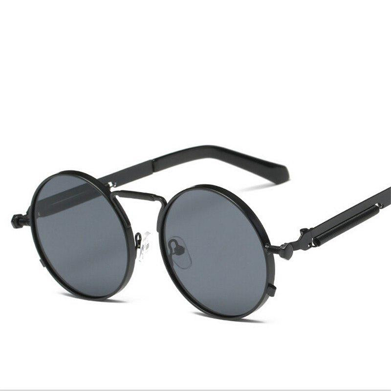 WTEMPO High Quality Metal Frame Round Sun Glasses For Men Women Fashion UV400 Clear Lens Mens Sungla