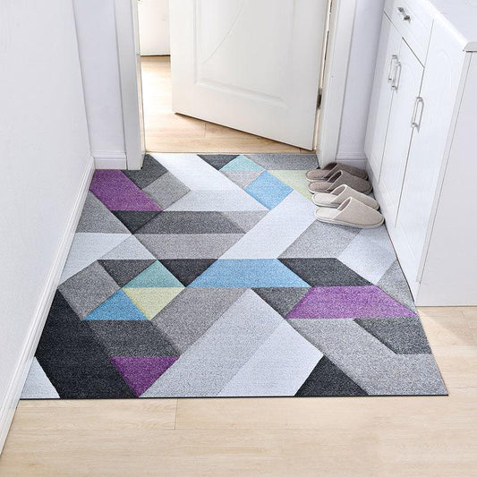 Home Door-to-door Carpet Mat Nordic Style Door Mat Living Room Non-slip Absorbent Pad