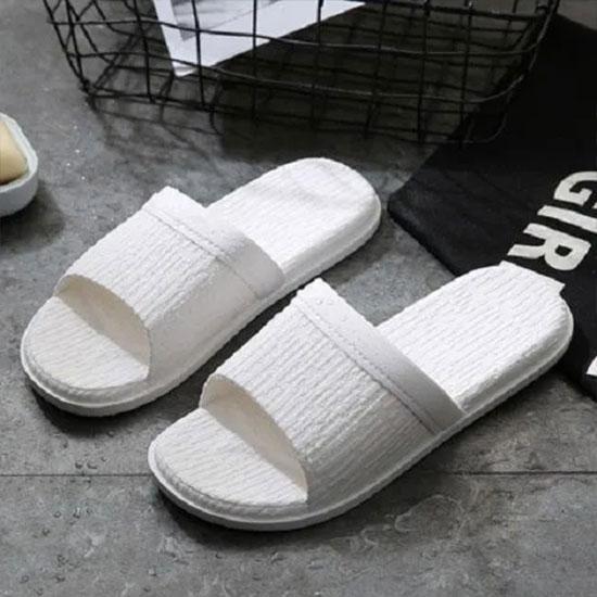 Men's and Women's Thick-soled Slippers Simple Couple Flip-flops Summer Outdoor Wear Home Indoor Super Soft Non-slip Bath Sandals and Slippers