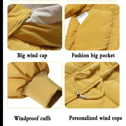 Down Padded Jacket Female Winter Student Korean Version of Bread Jacket Short Padded Jacket Loose Thick Padded Jacket