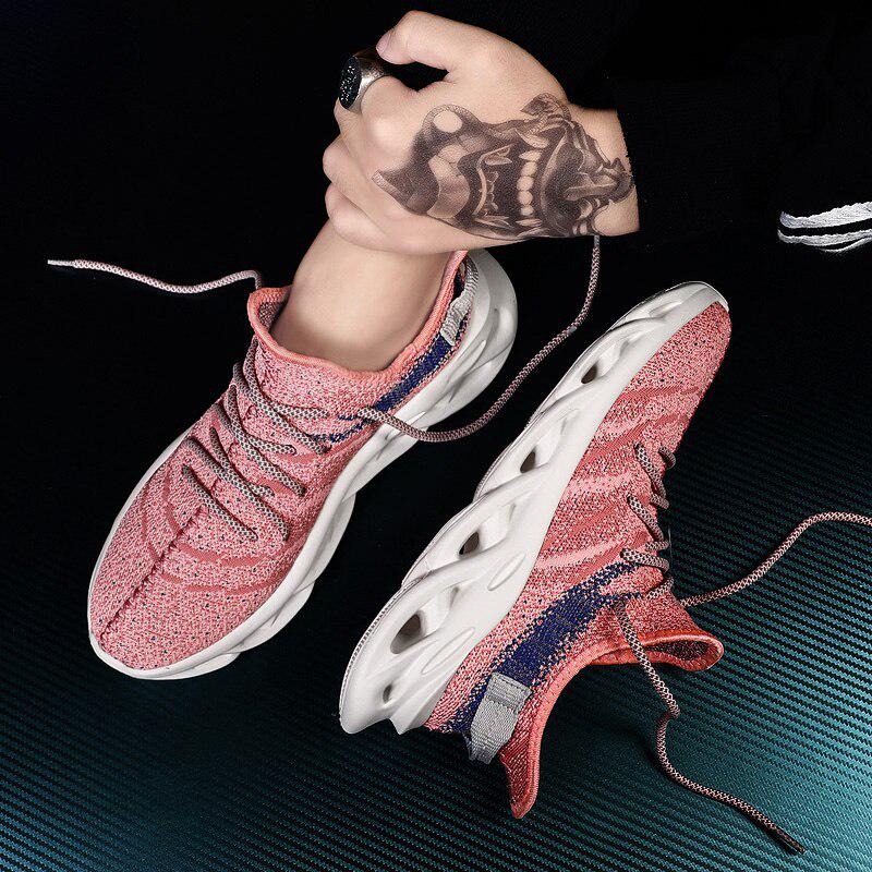 Men Sneakers Breathable Running Shock Blade Trainers Mesh Walking Sports Shoes Zapatillas Hombre