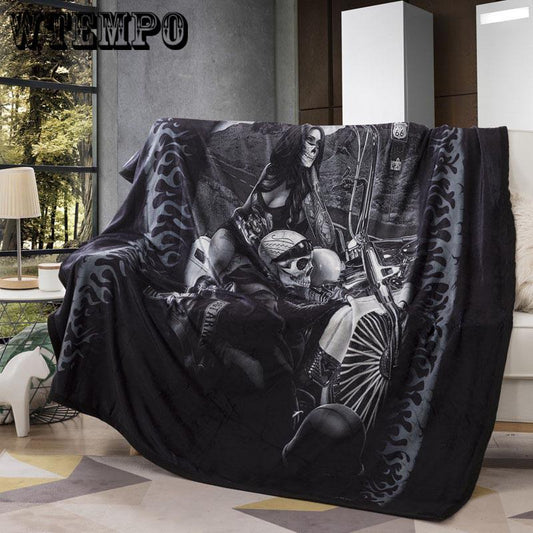 Blanket Children Blanket Cartoon Decoration Cashmere Warm Soft Blanket Family Fitted