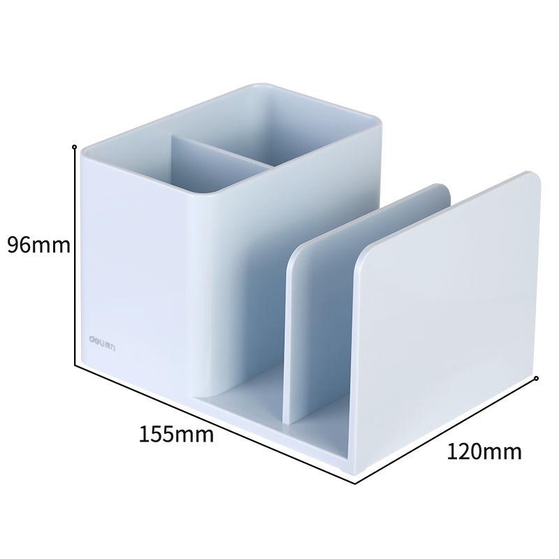 Pen Holder and Bookshelf Integrated Multi-functional Combination Shelf Office Desk Pen Holder Simple Storage Box