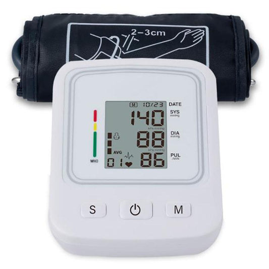 Medical Blood Pressure Meter Sphygmomanometer Upper Arm Intelligent Digital Pressure Monitor with Broadband