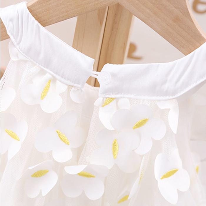 Girl's Princess Skirt Summer Dress Children's Dress Korean Style Little Girl's Sleeveless Skirt Poncho Children's Dress