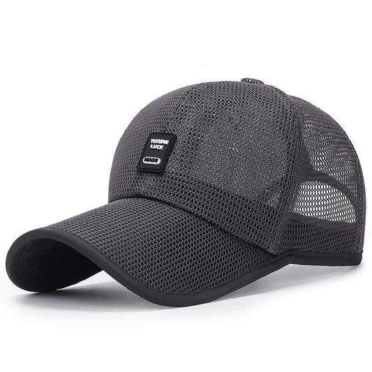 Hats Men's Summer Sun Hats Outdoor Sun Protection Sun Hats Baseball Caps Linen Summer Mesh Caps Breathable Peaked Caps