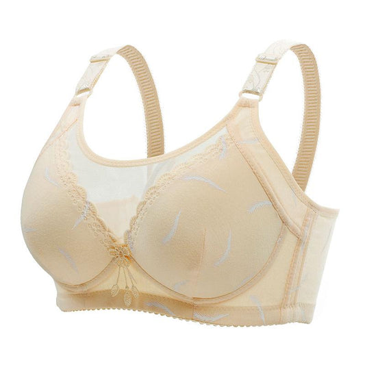 Non-marking Underwear Sports Vest Gathers Comfortably Breathable Anti-sagging Bra No Steel Ring Bra Beautiful Pattern Sexy and Cute