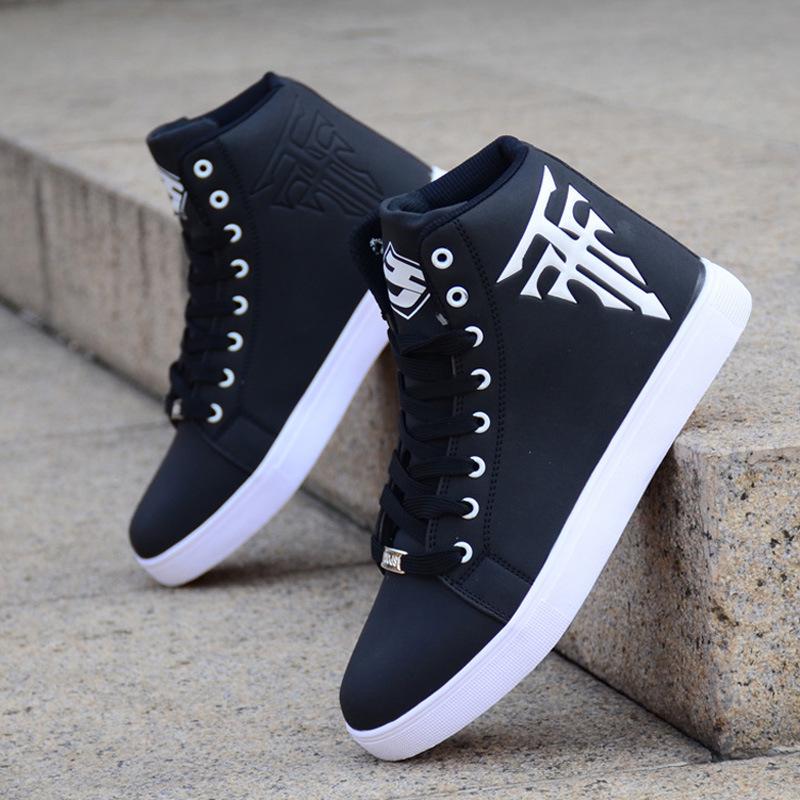 Men's Casual Shoes Canvas Botas Comfortable Sneakers High-top Fashion Loafers