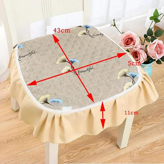 Non-slip Chair Cushion Cushions Household Chair Cushion Printing European Style Four Seasons General Purpose Dustproof and Easy To Clean