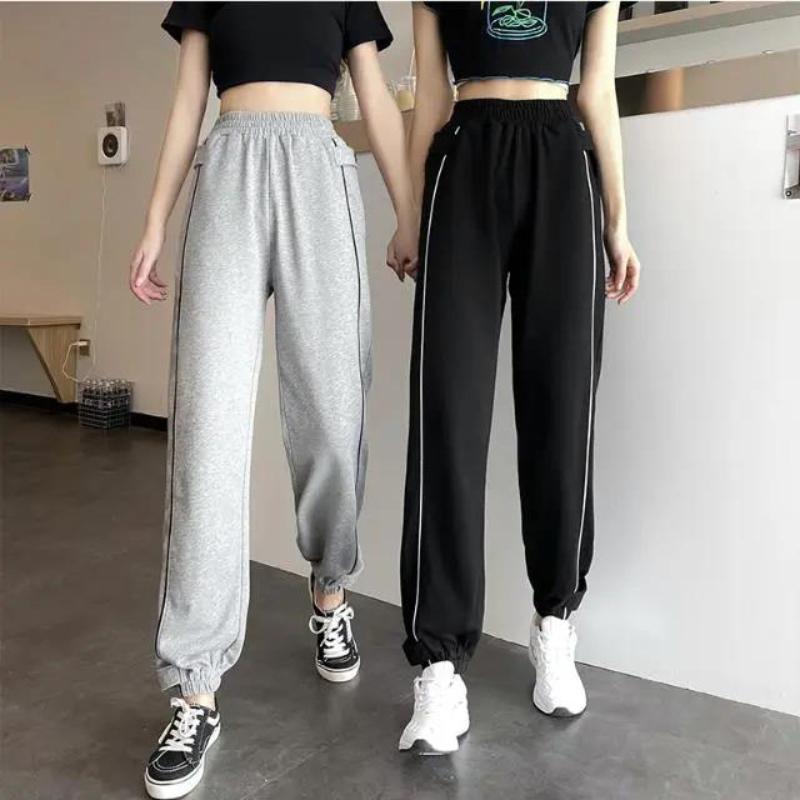Sweatpants Women's Spring and Autumn Thin Section Korean Version of Loose and Thin Beam Feet Summer All-match Casual Harlanwei Pants
