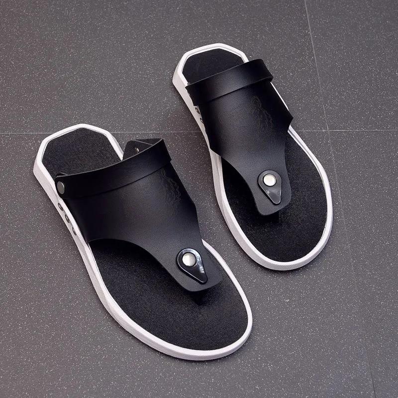 Men's Sandals Summer Flip Flops Non-slip Beach Shoes Men Driving Dual-use Flip-flops Sandals and Slippers