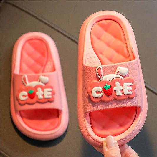 Children's Sandals and Slippers Cute Non-slip Waterproof Cartoon Soft Bottom Wear-resistant Baby Bath Slippers
