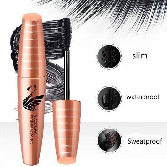 Extended encryption waterproof without blooming Buy one get one free Black swan long mascara