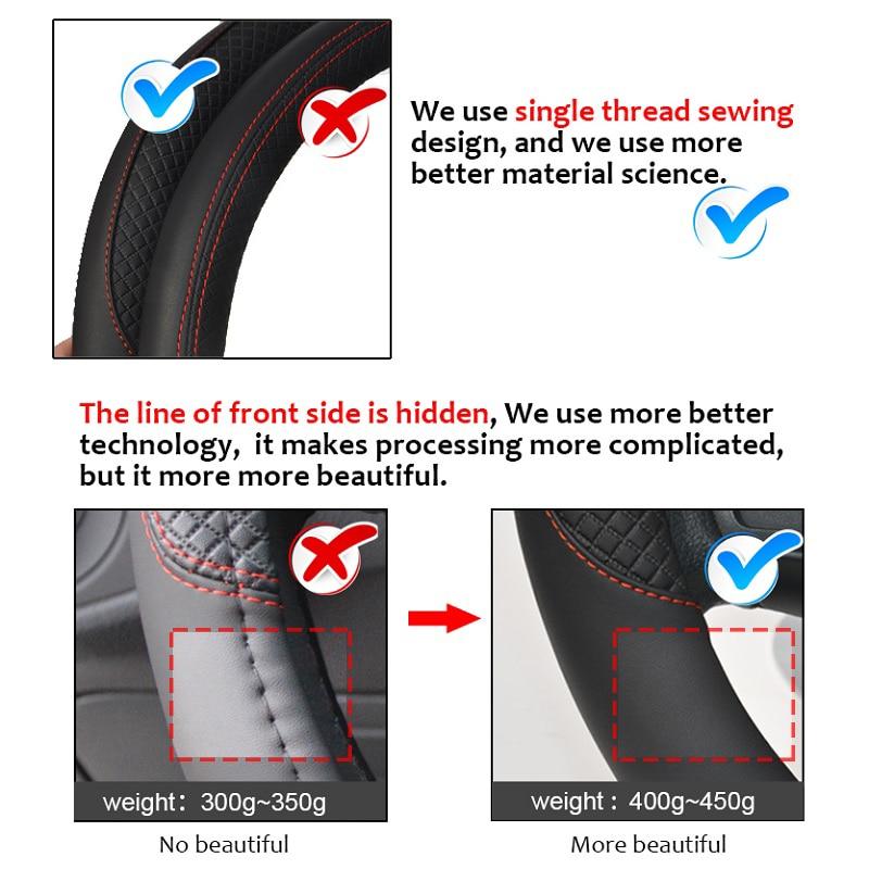 Universal Car Steering Wheel Cover Non-slip Four Seasons Special Steering Wheel Cover Waterproof 38CM Protective Cover