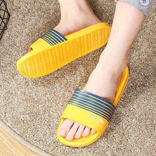 Summer Men's and Women's Slippers Soft-soled Outwear Couples Non-slip Indoor Slippers