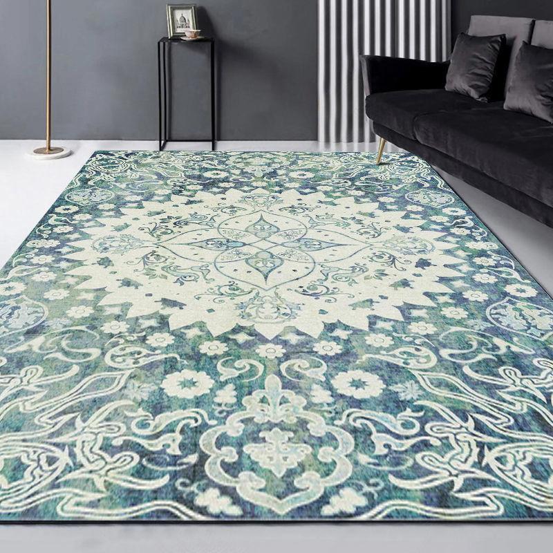 American Retro Carpet European Ethnic Style Living Room Carpet Country Simple Sofa Coffee Table Bedroom Bedside Blanket