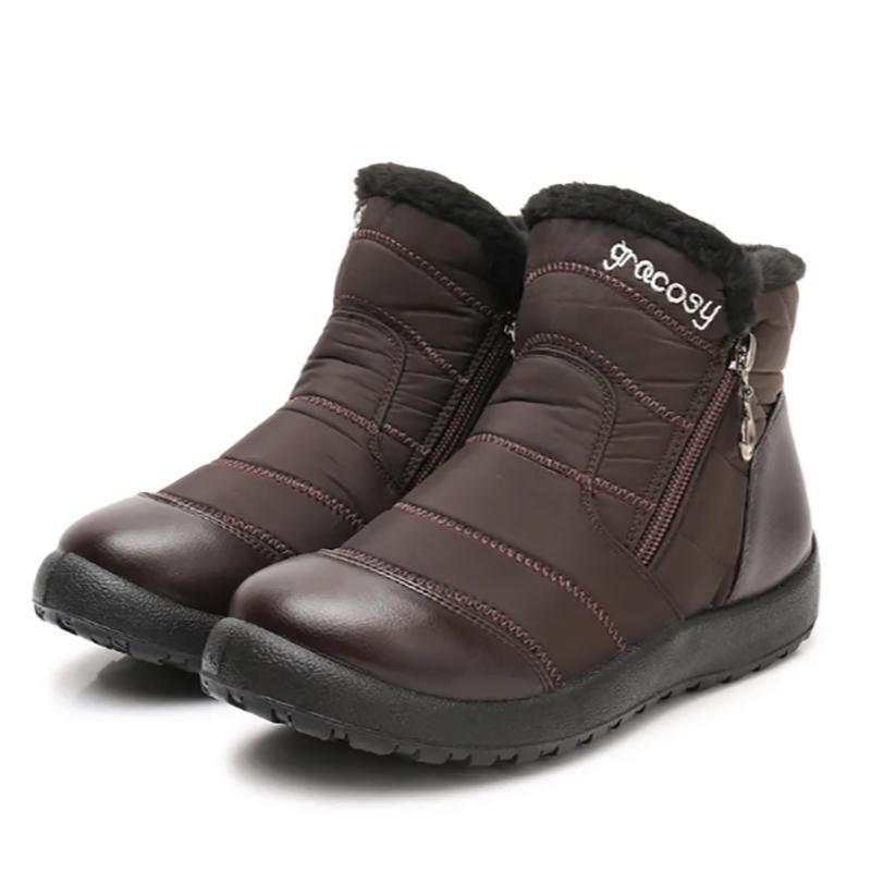 Women's Cotton Shoes Winter Snow Boots Plush Thick Warm Short Boots Soft-soled Cloth Shoes